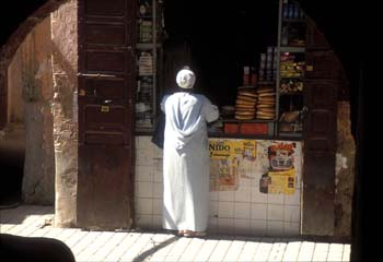 Marrakech Medina am Kiosk
