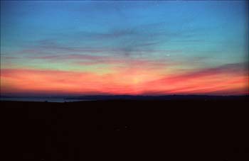 Farbe  Bretagne sunset